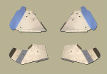 Front & Rear A-Arm Guard Set For Renegade 800r/1000